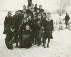 Klasa szkolna podczas okupacji