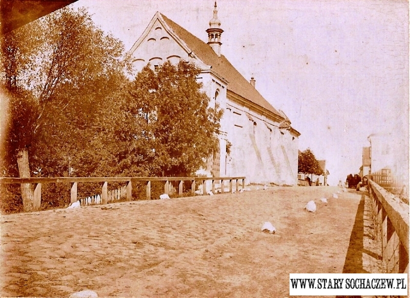 Kościół przed zniszczeniami I Wojny światowej.