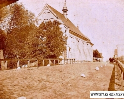 Kościół przed zniszczeniami I Wojny światowej.