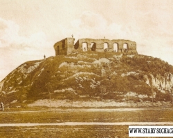 Ruiny zamku w 1904.